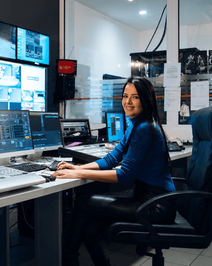 Broadcast control room